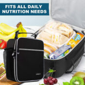 Durable Insulated Lunch Box/Bag for Teens and Adults $11.49 (Reg. $23)...