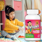 Flinstones 160-Count Chewable Kids' Multivitamin + Extra Iron Tablets as...