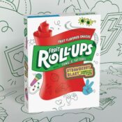 Fruit Roll-Ups Strawberry Sensation Fruit Flavored Snacks, 100-Rolls as...