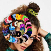 Hair Scrunchies Velvet Hair Bands, 45-Pieces $9.99 (Reg. $12) - Different...