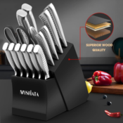 Japanese Stainless Steel 17-Piece Knife Set $61.99 After Coupon (Reg. $120)...