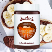 Justin's Chocolate Hazelnut and Almond Butter, 160z Jar as low as $5.64...
