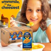 Kraft Original Mac & Cheese, 35 Boxes $25.24 Shipped Free (Reg. $31.07)...