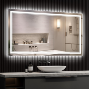 Elevate your daily routine with this sleek and innovative Large Led Bathroom...