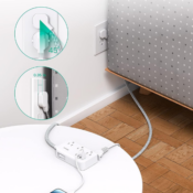 6 Outlet + 4 USB Power Strip with 5' Braided Cord $11.50 After Code (Reg....