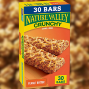 Nature Valley 30-Count Crunchy Granola Bars, Peanut Butter as low as $4.50...