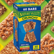 Nature Valley Crunchy 60 Bars Variety Pack $8.74 After Coupon (Reg. $13)...