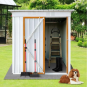 Keep your outdoor items protected with Patio Tool Storage Shed for just...