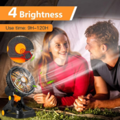 Rechargable Portable Camping Fan with LED Light, 22000mAh $29.99 After...