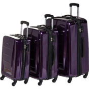 Samsonite Winfield 2 Hardside 3-Piece Set Purple Luggage with Spinner Wheels...