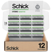 Schick 12-Count Hydro Sensitive Men’s Razor Refills as low as $13.73...