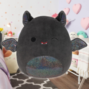 Squishmallows Original 8-Inch Emily Bat with Sparkly Ears and Belly $12.99