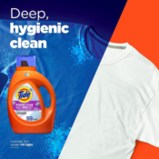 Tide Hygienic Clean 10x Heavy Duty Liquid Laundry Detergent, 92 Oz as low...