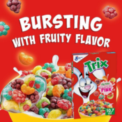 Trix Fruity Breakfast Cereal, 10.7 oz as low as  $2.26 After Coupon (Reg....