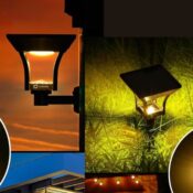 Warm White 2-in-1 Outdoor Solar Landscape Lights, 4-Pack $12.99 After Code...