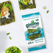 gimMe 20-Pack Roasted Seaweed Snacks, Sea Salt as low as $11.55 Shipped...
