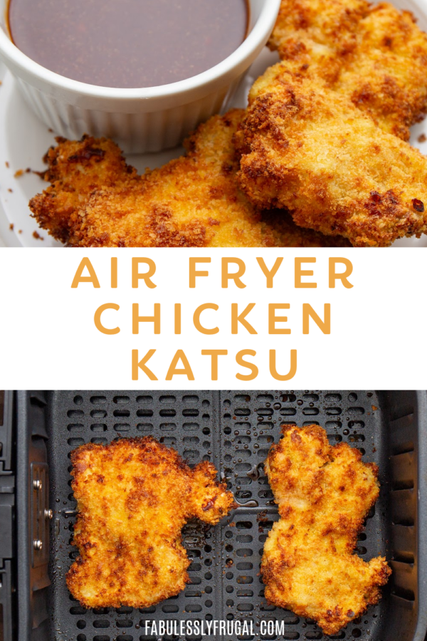 Air Fryer Chicken Katsu (with Homemade Katsu Sauce) Recipe Fabulessly
