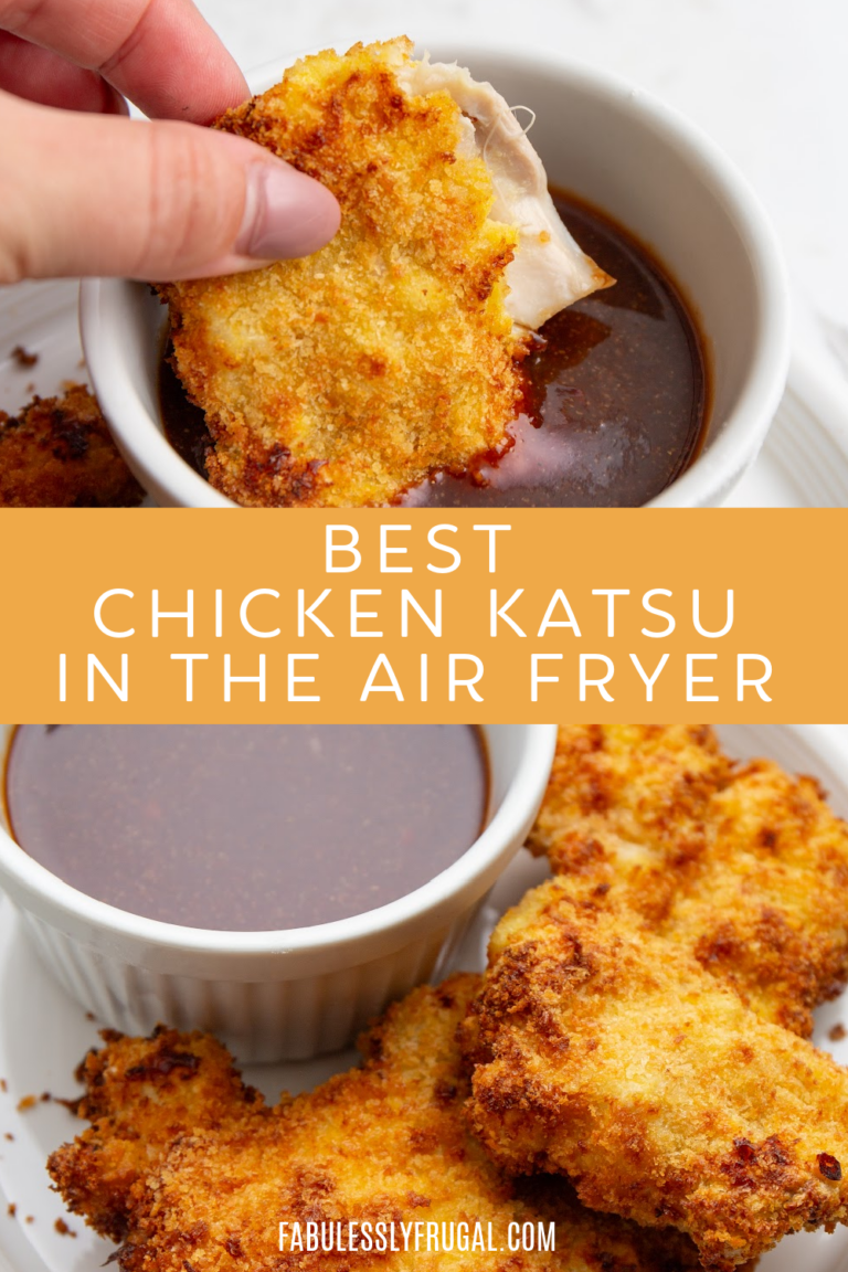 Air Fryer Chicken Katsu (with Homemade Katsu Sauce) Recipe Fabulessly