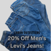 Urban Outfitters: 20% Off Men's Levi's Jeans!