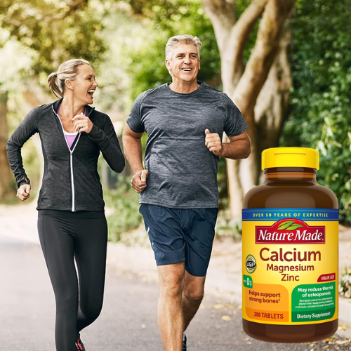 300Count Nature Made Calcium Magnesium Zinc with Vitamin D3 Tablets as