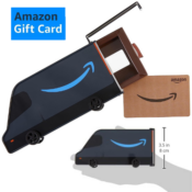 Amazon Gift Card in a Limited-Edition Prime Van - The Back Opens to 