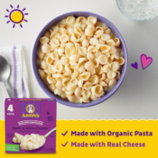 Annie’s 4-Pack White Cheddar Shells Mac & Cheese Dinner as low as $3.28...