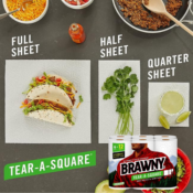 Brawny Tear-A-Square 6 Double Rolls Paper Towels $10.49 (Reg. $14.24) -...