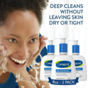 Cetaphil Combination to Oily Sensitive Skin 3-Pack Daily Facial Cleanser...