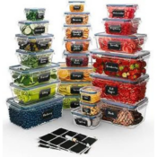 Chef's Path 24-Pack Airtight Food Containers with Lids as low $31.03 After...