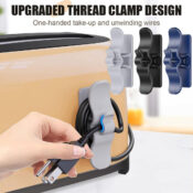 Cord Organizer for Kitchen Appliances, 3 Pack $4.50 After Coupon (Reg....