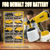 Cordless Paint Sprayer for DeWalt Battery $38.49 After Coupon (Reg. $60)...