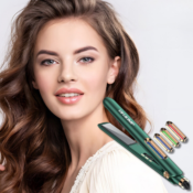 Get salon-quality hair styling at home with this Curling Iron and Hair...