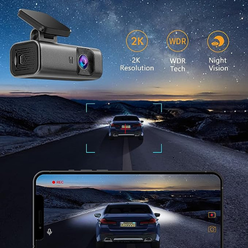 Dash Cam 2K WiFi 1440P Car Camera $35.99 After Coupon (Reg. $80) + Free  Shipping - With Super Night Vision - Fabulessly Frugal