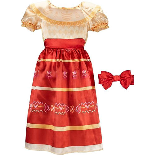 Disney Encanto Dolores Dress & Red Bow Headband Kids' Costume $5.64 ...