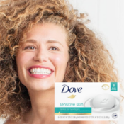 Dove 8-Count Moisturizing Cream Sensitive Skin Beauty Bar $9.39 when you...