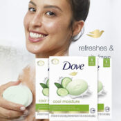 Dove Skin Care Cool Moisture Beauty Bar, 24-Count as low as $15.58 After...