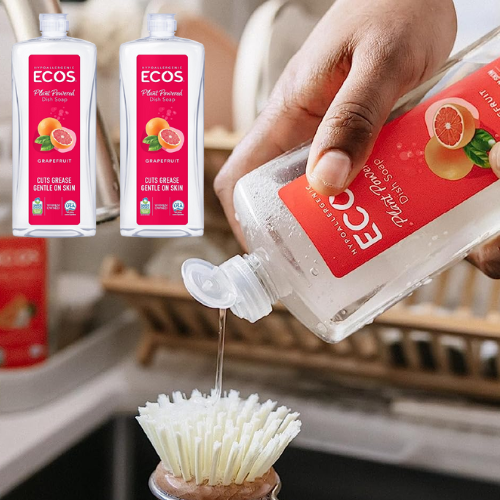 ECOS 2Pack Grapefruit Liquid Dish Soap as low as 4.37 when you buy 4 (Reg. 11) + Free