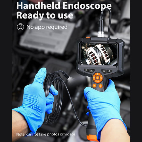 Endoscope Camera with Light, 4.3Inch IPS Screen 1080p 24.99 After