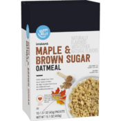 Happy Belly 10-Count Maple & Brown Sugar Instant Oatmeal as low as...
