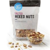 Happy Belly Roasted and Salted Mixed Nuts with Peanuts, 44-Oz $10.76 (Reg....