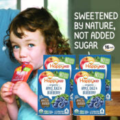 Happy Kid Squeeze Organic Superfoods Twist Organic Apple, Kale, Blueberry,...