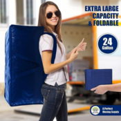 Heavy Duty Extra Large Moving Bags w/ Backpack Straps, 4-Pack $19.99 (Reg....