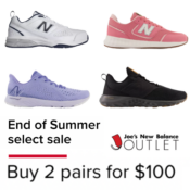 Joe's New Balance Outlet: Buy 2 For $100 Select Footwear + Free Shipping