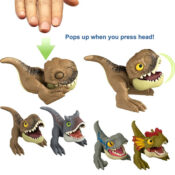 Jurassic World Dominion Uncaged Wild Pop Ups Dinosaur Toys, 4 Pack $5.68...