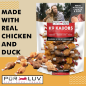 K9 Kabob Chicken & Duck Dog Treats, 12 oz as low as $5.39 After Coupon...