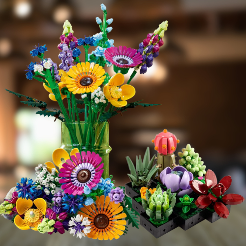 Lego Botanical Collection Flower Bouquet 10280 and Chocolate Box