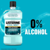 Listerine Zero Alcohol Cool Mint Mouthwash, 1-Liter as low as $4.68 when...