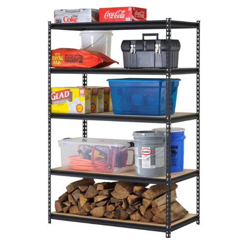 Muscle Rack 5Shelf Steel Shelf Unit in Black 99 Shipped Free (Reg