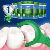Oral B Glide 450-Count Scope Outlast Mint Floss Picks as low as $11.37...