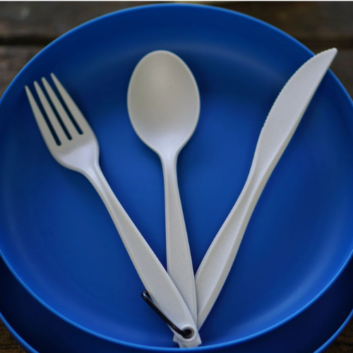 Ozark Trail 3Piece Sturdy Polystyrene Spoon, Fork, & Knife Set 1.24